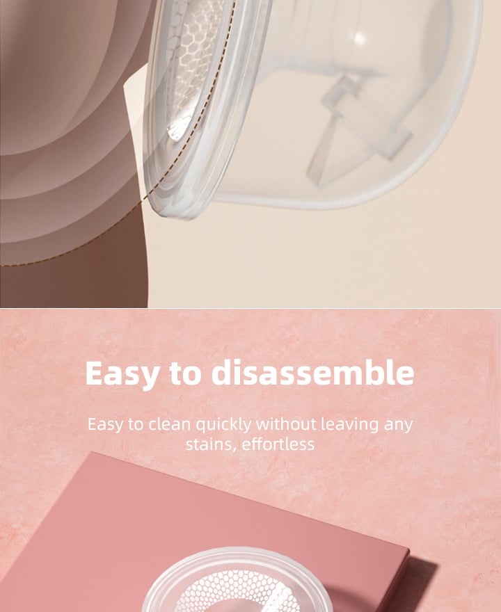 Rechargeable Electric Wireless Hands Free Breast Milk Pump Automatic Breastfeeding Thin Breast Pump manufacture