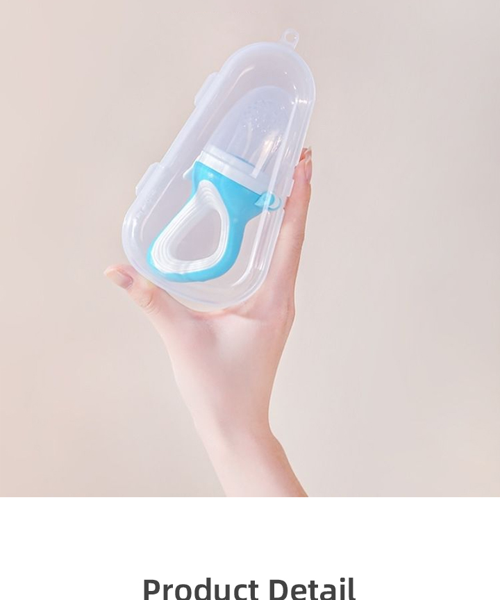 Wholesale BPA Free Free Sample Baby Silicone Food Fruit Feeder Pacifier Baby Feeding Pacifier supplier