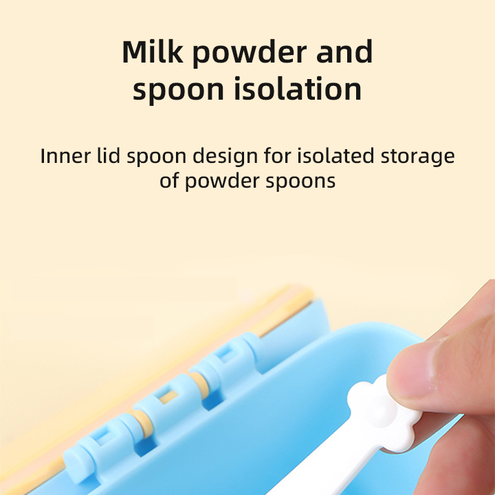 Factory Price Baby Milk Powder Dispenser Box BPA Free Portable Food Snacks Container for Kids Baby Products details