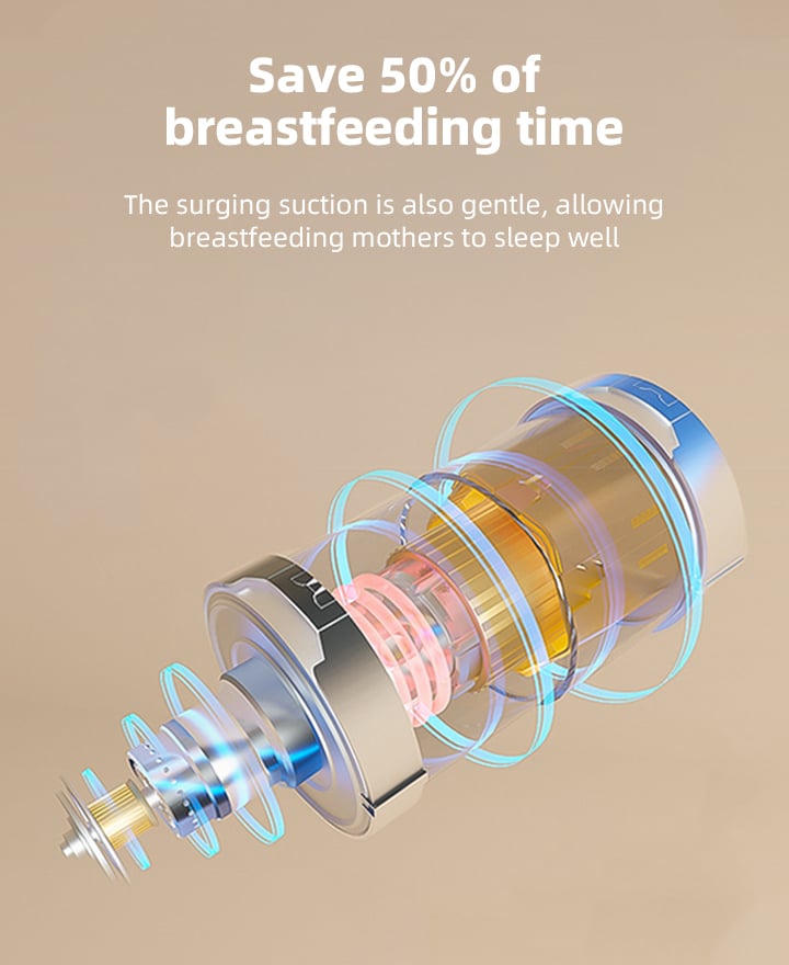 Rechargeable Electric Wireless Hands Free Breast Milk Pump Automatic Breastfeeding Thin Breast Pump manufacture