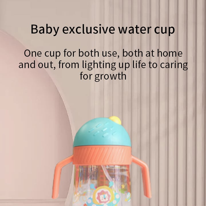 Wholesale Price BPA Free Plastic Baby Feeding Sippy Cup 240/300ML 360 Degrees Leakproof Kids Drinking Cup manufacture