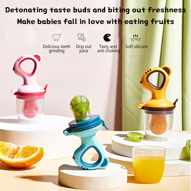 Wholesale BAP Free Free Sample Baby Silicone Food Fruit Feeder Pacifier Feeding Products for Toddlers supplier