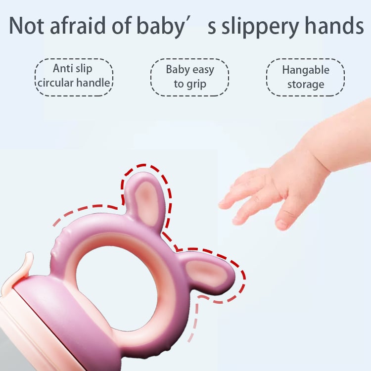 Hot Selling BPA Free Food Grade Silicone Baby Food Fruit Feeder Pacifier Baby Feeding Products manufacture