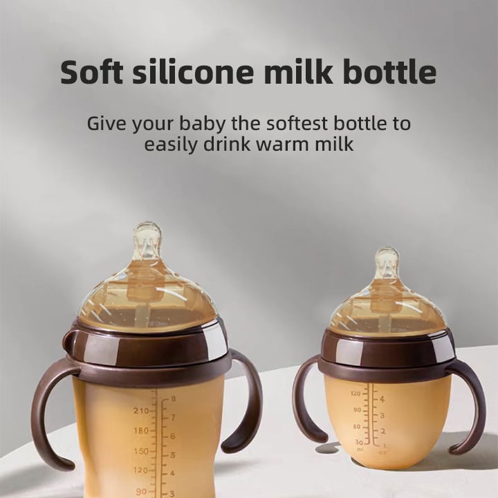 Silicone Baby Feeding Bottle Squeezing Nursing Bottle 150ml Newborn Infant Feeding Baby Bottle details