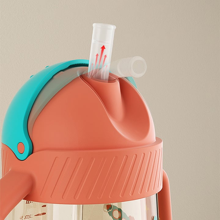 Wholesale Price BPA Free Plastic Baby Feeding Sippy Cup 240/300ML 360 Degrees Leakproof Kids Drinking Cup factory