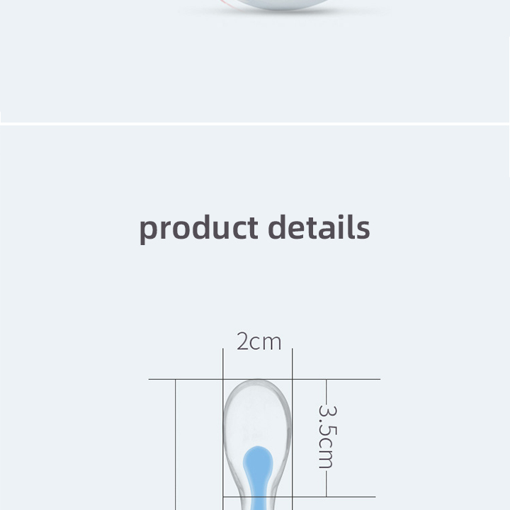 Manufacturer BPA-Free Baby Soft Silicone Feeding Spoon Eco-Friendly Feeding Spoon for Toddlers Baby Feeding Products factory