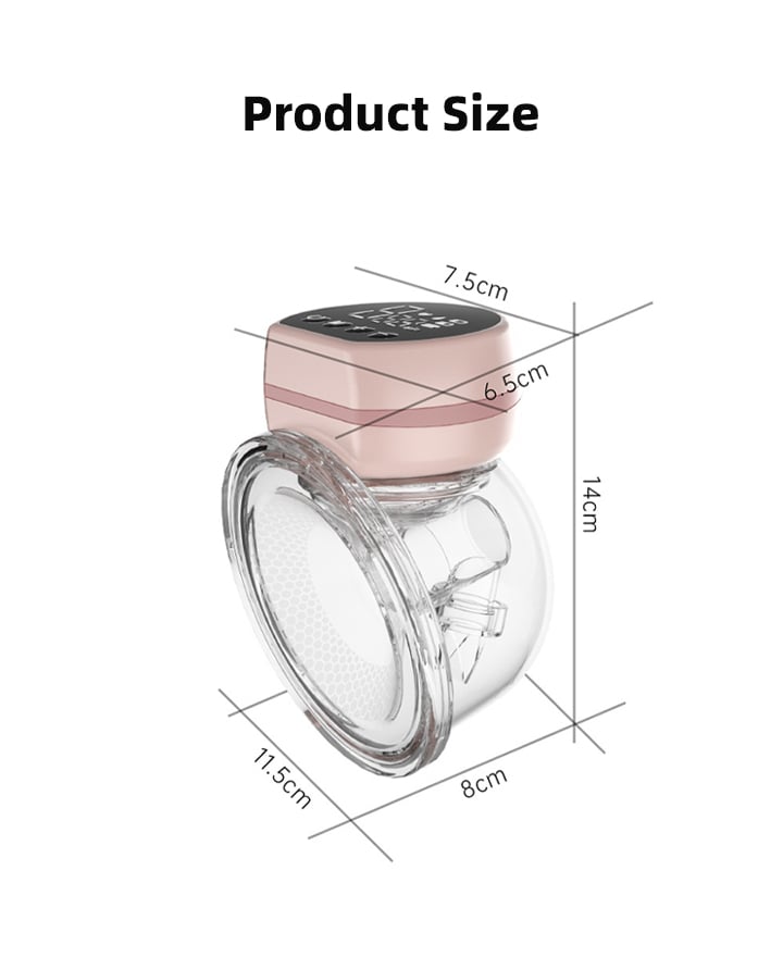 Rechargeable Electric Wireless Hands Free Breast Milk Pump Automatic Breastfeeding Thin Breast Pump supplier