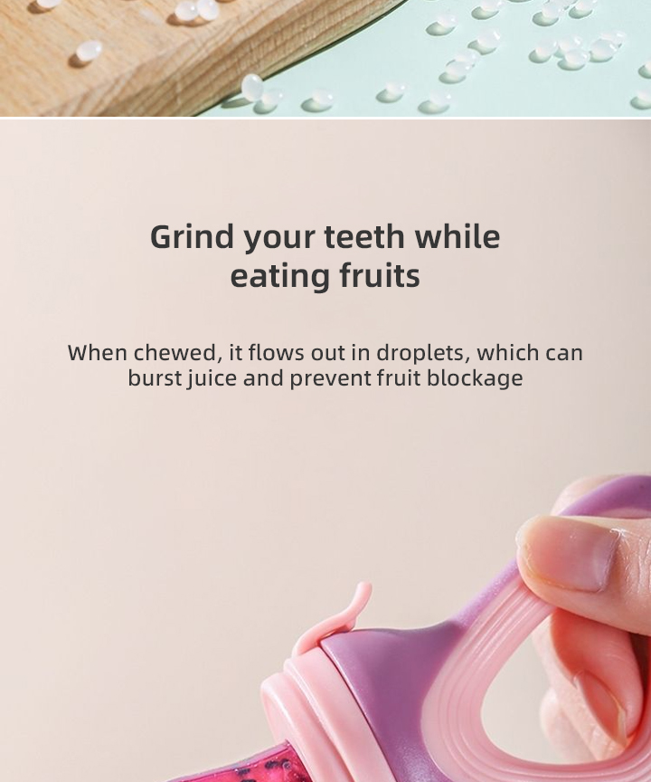 Wholesale BPA Free Free Sample Baby Silicone Food Fruit Feeder Pacifier Baby Feeding Pacifier factory