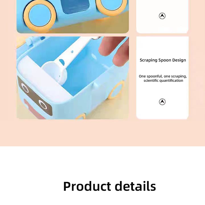 Factory Price Baby Milk Powder Dispenser Box BPA Free Portable Food Snacks Container for Kids Baby Products factory