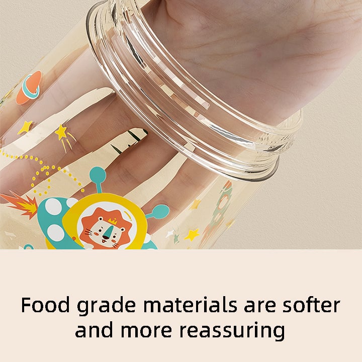 Wholesale Price BPA Free Plastic Baby Feeding Sippy Cup 240/300ML 360 Degrees Leakproof Kids Drinking Cup details
