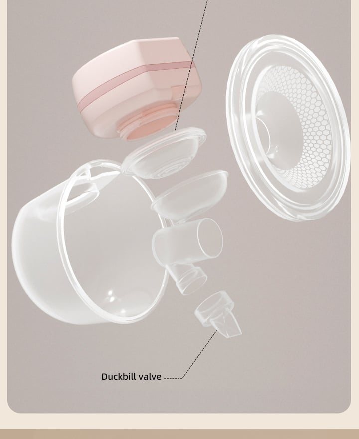 Rechargeable Electric Wireless Hands Free Breast Milk Pump Automatic Breastfeeding Thin Breast Pump manufacture