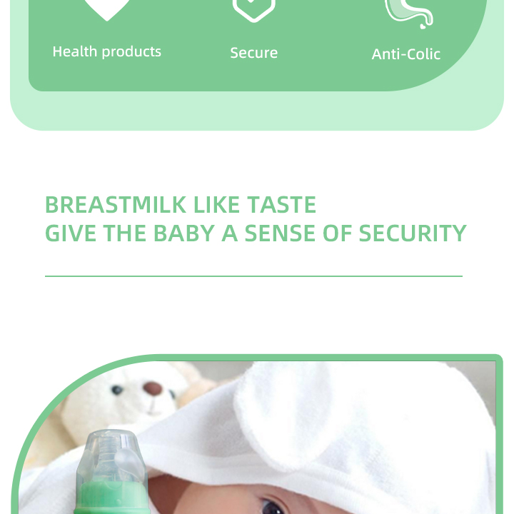 Bpa Free OEM Service Factory Price Baby Feeding Bottle Food Grade PP Silicone Breast Milk Bottle manufacture
