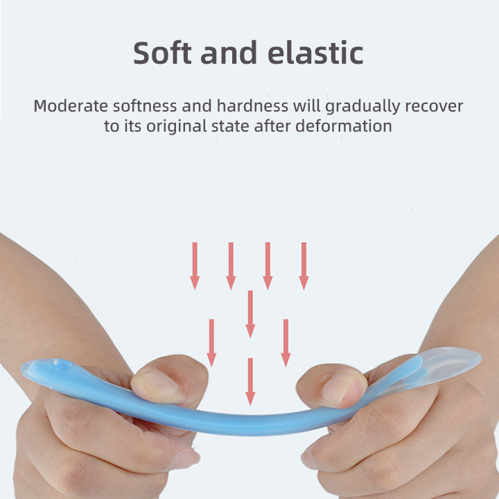Manufacturer BPA-Free Baby Soft Silicone Feeding Spoon Eco-Friendly Feeding Spoon for Toddlers Baby Feeding Products manufacture