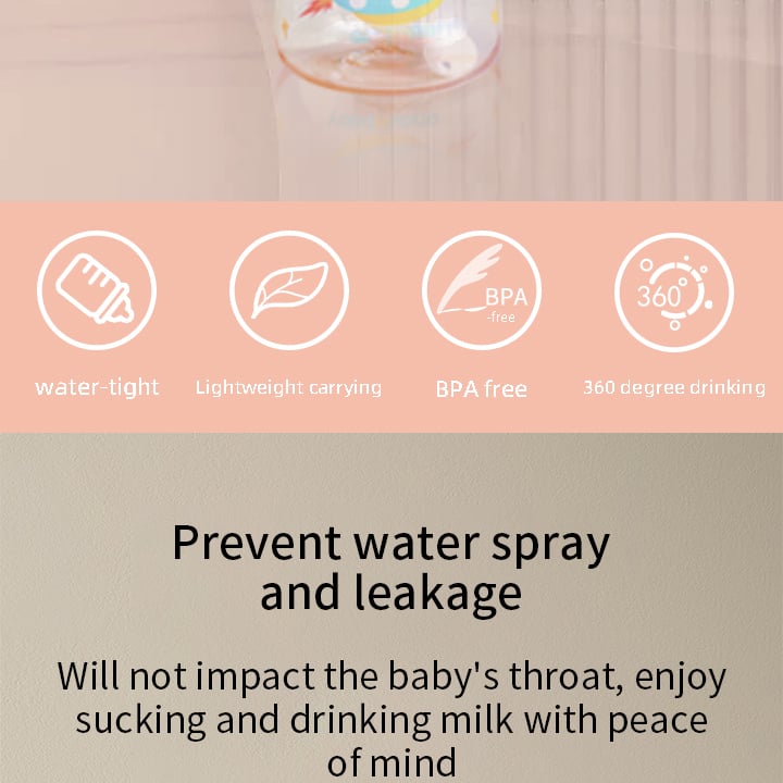 Wholesale Price BPA Free Plastic Baby Feeding Sippy Cup 240/300ML 360 Degrees Leakproof Kids Drinking Cup factory
