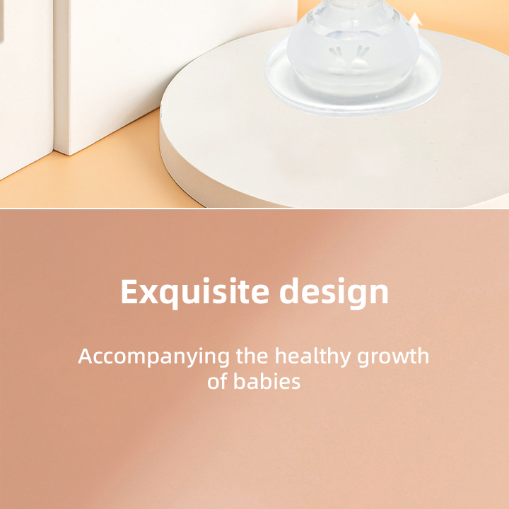 Factory Price BPA-Free Breast Milk Feeding Bottle Nipple Wide Neck Silicone and Latex Baby Nipple for Infant Feeding factory