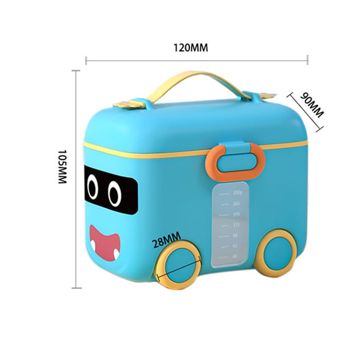 Factory Price Baby Milk Powder Dispenser Box BPA Free Portable Food Snacks Container for Kids Baby Products factory