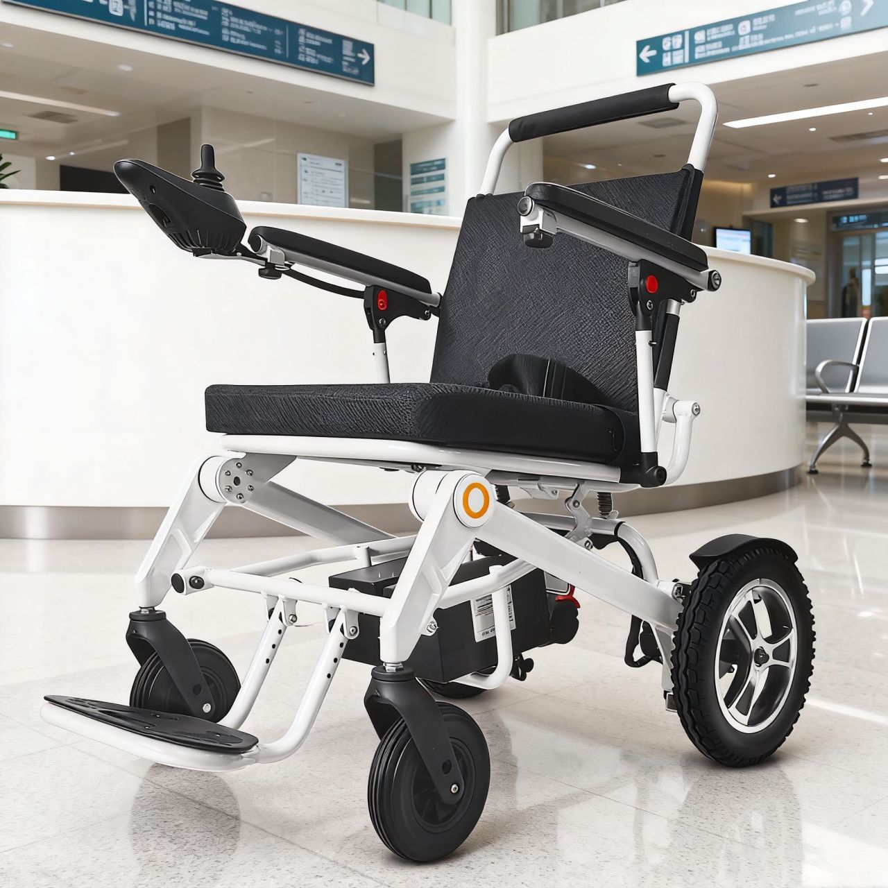 Convenient and Portable Fold Up Wheelchair