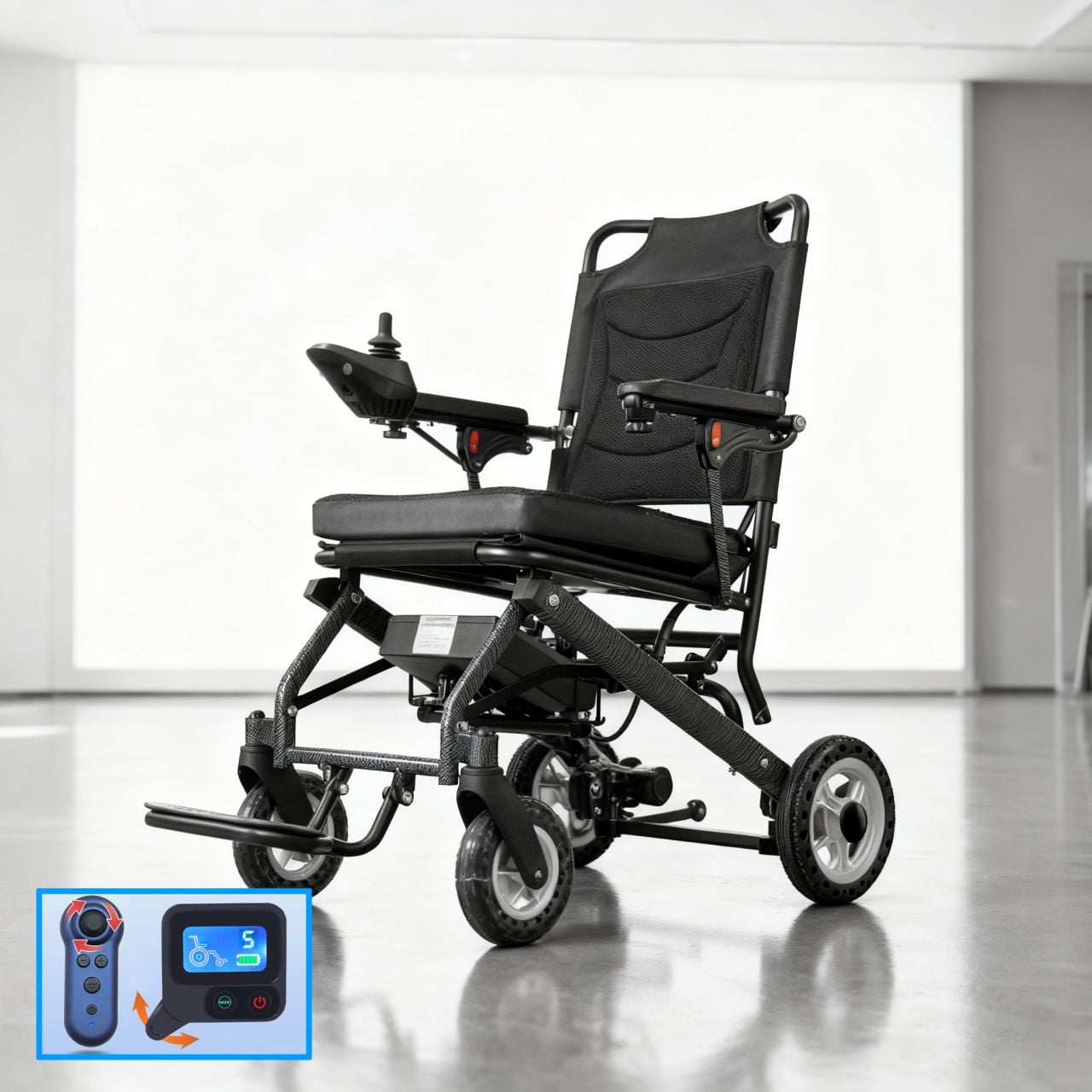 Remote control wheelchair accessories