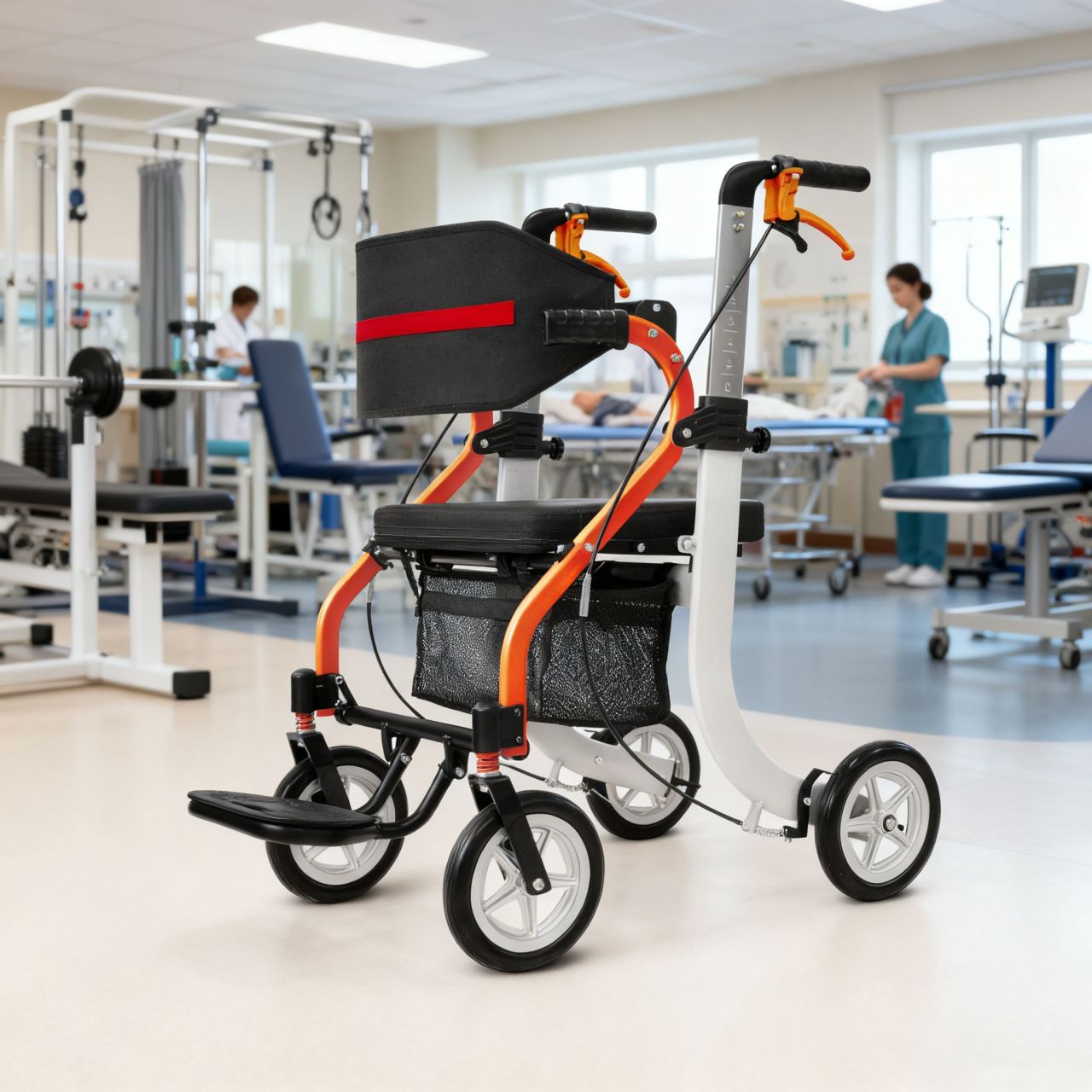 When using the Sulenz ultra light rollator