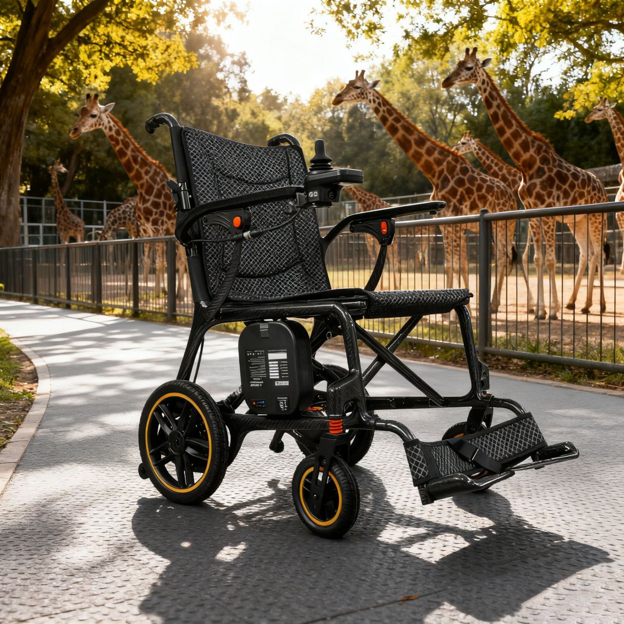 Convenient and Portable Fold Up Wheelchair