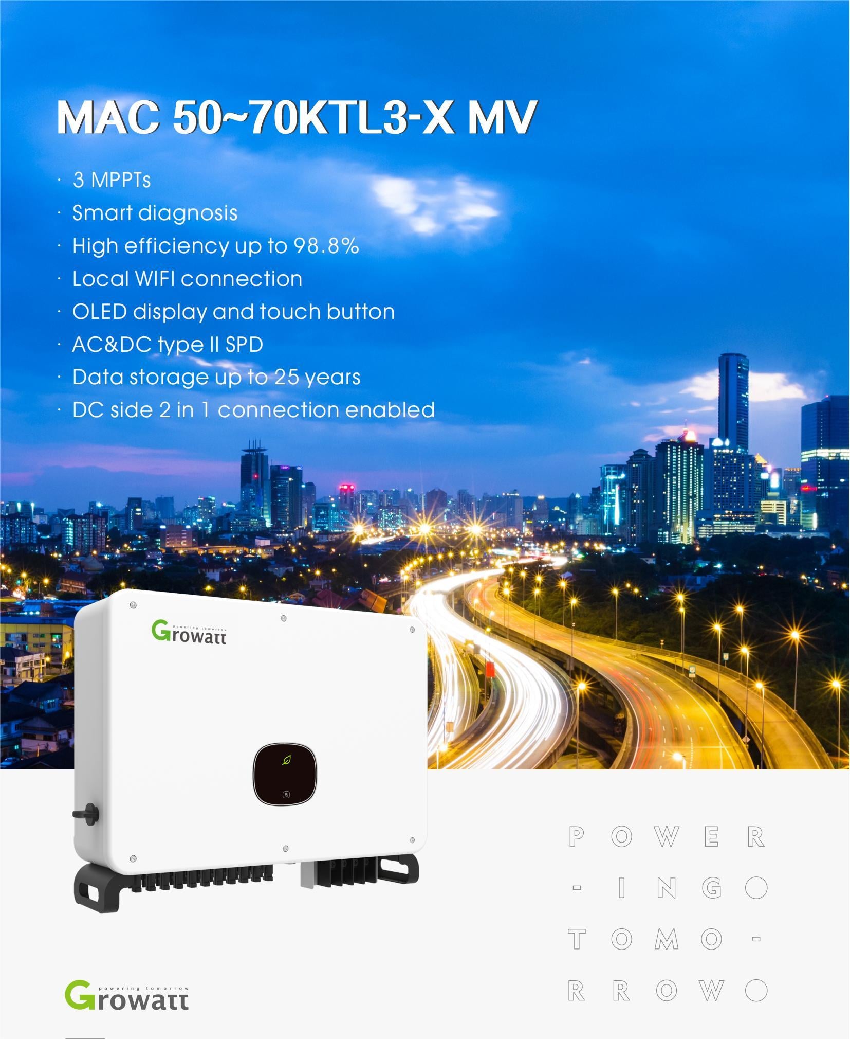 Smart Commercial Industrial solar inverter factory