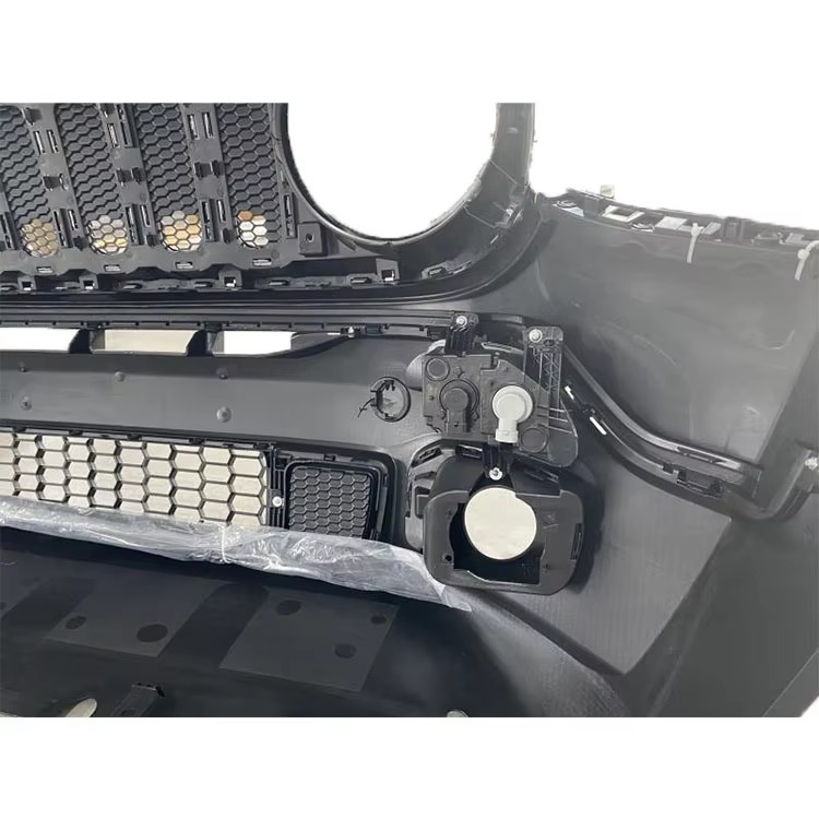 OEM Style Upper Lower Fascia Grille Fog Light Housing Set Front Bumper Kit for Jeep RENEGADE 2016 details
