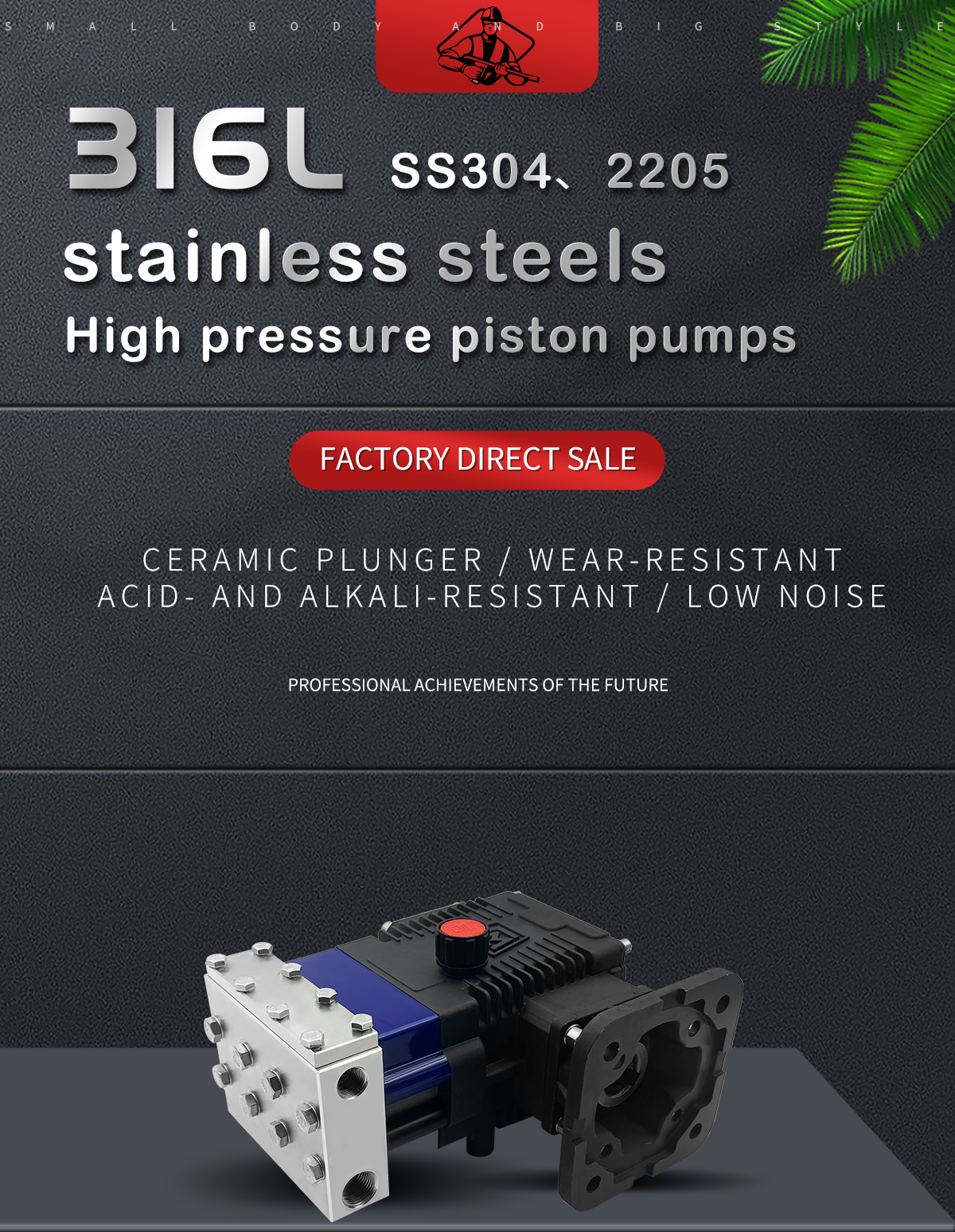 2-18lpm Commercial Triplex Plunger 680-1450rpm Cold Clean Water Stainless Steel/Alloy Material High Pressure Pump manufacture