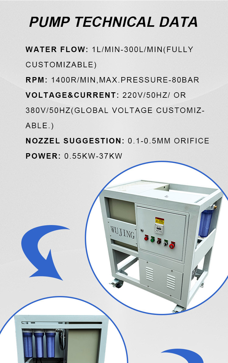 product misting system hot sale high pressure mist machine dust control fogging sprayer equipment customizable-9