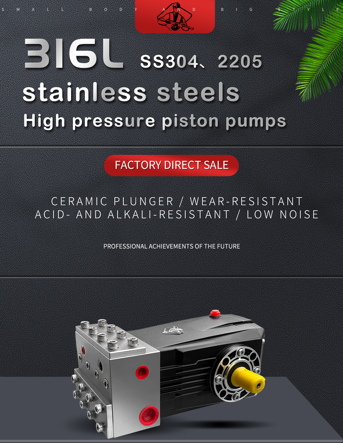 23-72Lpm 0-300bar WS Series Commercial Buildings Washing and Cleaning Industrial High Pressure Washer Plunger Pumps details
