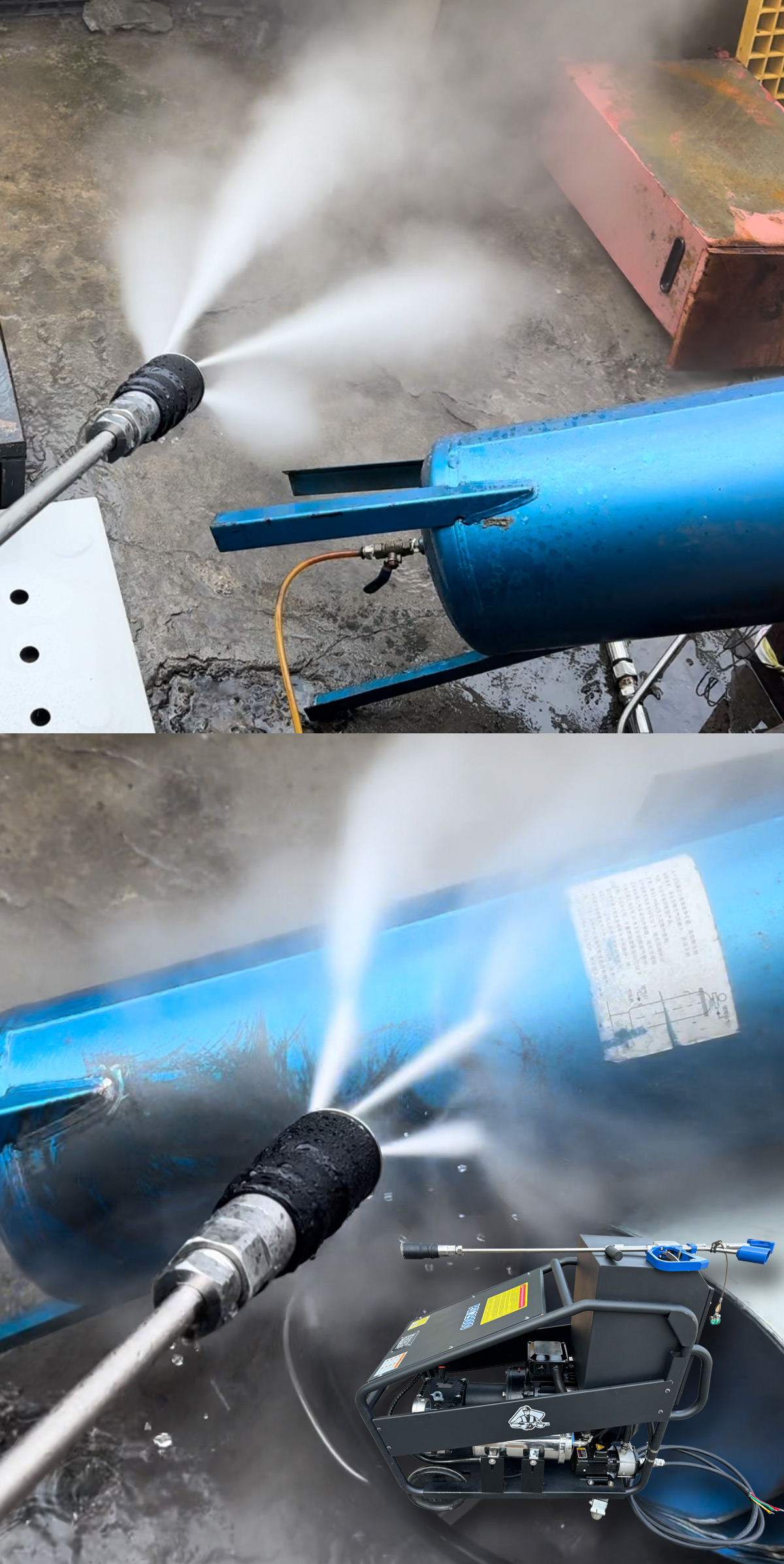 30KW 29000Psi 2000Bar 10Lpm KY Series Industrial Electric Pressure Washer Strip Paint & Rust Voltage Can Be Customized supplier