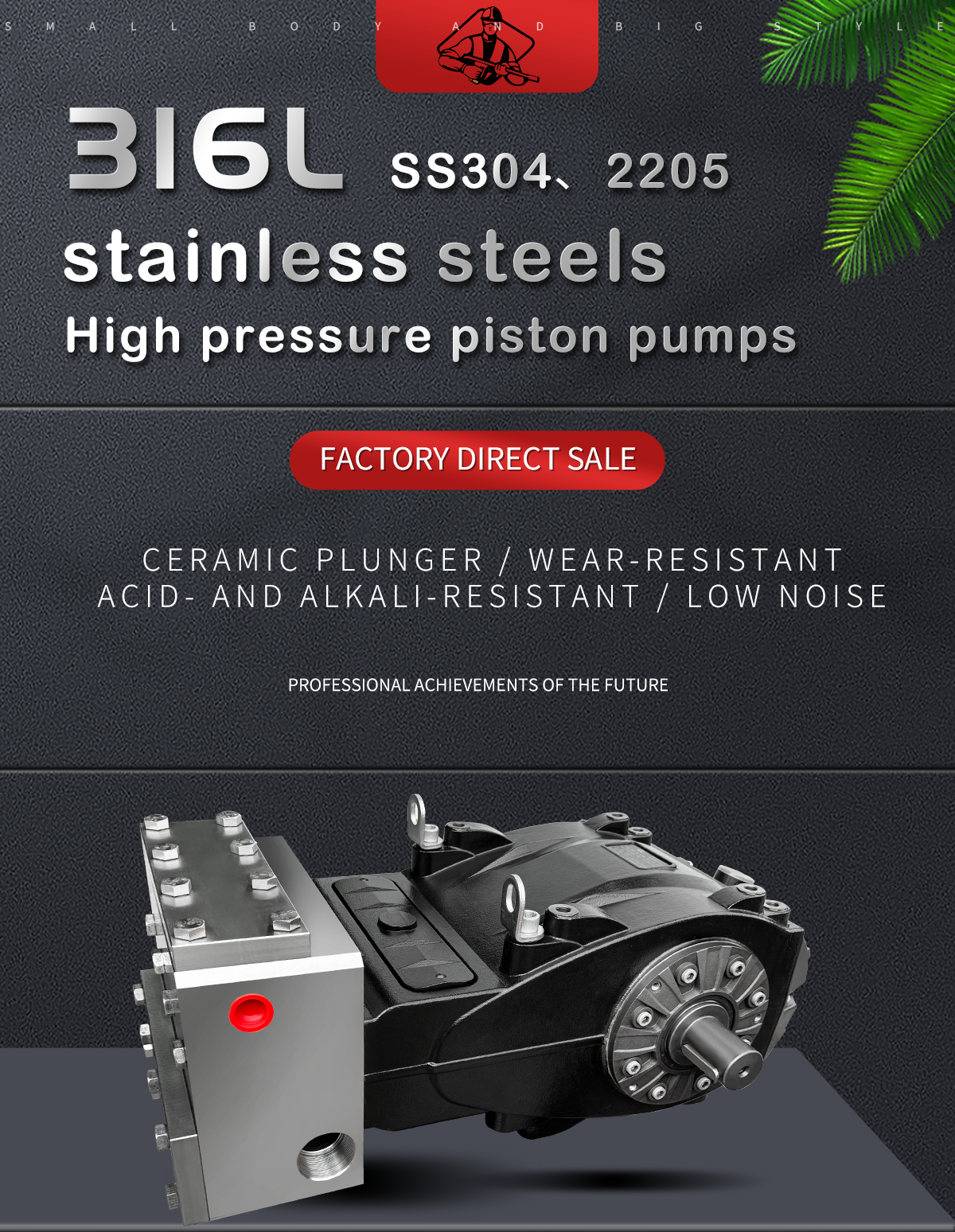 High Pressure 300lpm Seawater Desalination Reliable and Durable Stainless Steel Pump Head Powerful High-pressure Plunger Pump factory