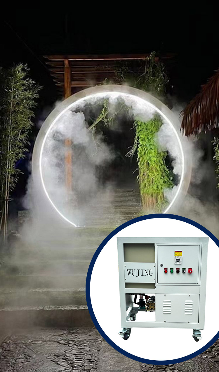 product misting system hot sale high pressure mist machine dust control fogging sprayer equipment customizable-4