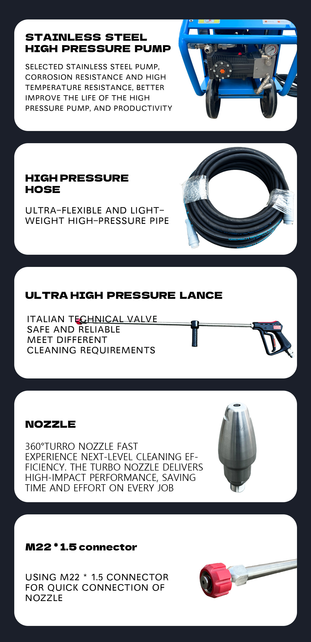 18KW 7250Psi 500Bar 18Lpm 440V/60HZ Hot Selling Rate Cleaning Machine Heavy-Duty Ship Deck Electric Pressure Washer supplier