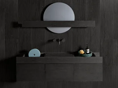 YDSTONE Modern Luxurious Black Veneered Granite Island for Restaurants Bathrooms Vanities Dining Living Room Marble Countertop details