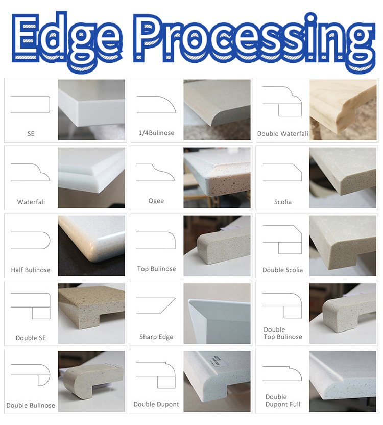 YDSTONE Modern Design Durable Artificial Stone Quartz Slab for Kitchen Countertops manufacture