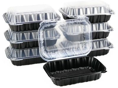 漏れ防止クラムシェル式食品容器：ジューシーなフライドチキンに最適