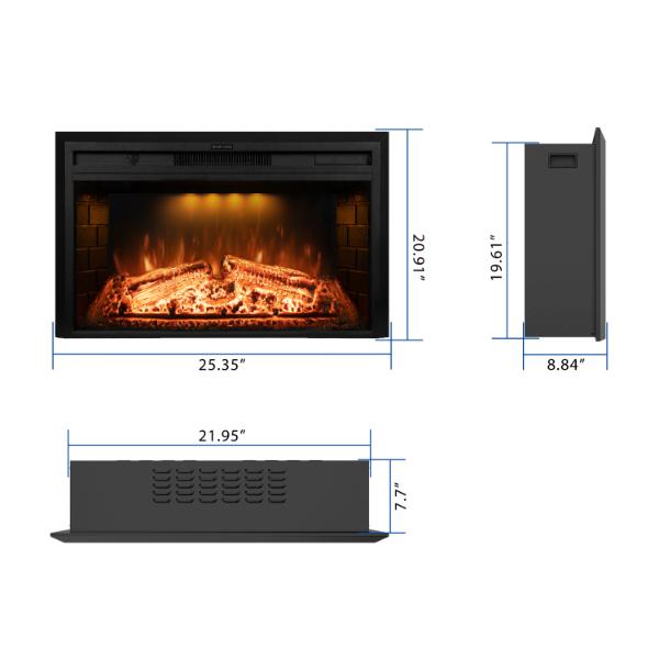 Goditi serate accoglienti con i nostri caminetti a muro ad alta efficienza energetica
