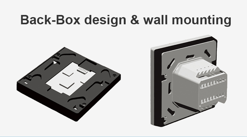 Bandary Lcd Touch Screen Digital RS485 Modbus Fan Coil Programmable Smart Room Thermostat details