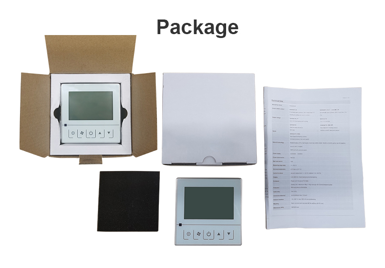 Bandary Programmable Room Temperature Regulator Smart Room Electric Heating Digital Touch Screen Room Thermostat For Floor Heati manufacture