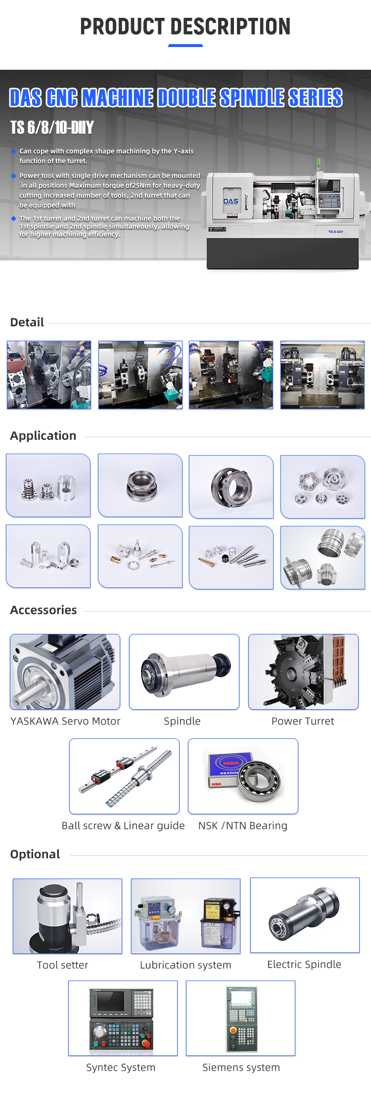 Double Spindle Double Channel Turning Milling CNC Lathe With BMT65 Live Turret Machine on Sale supplier