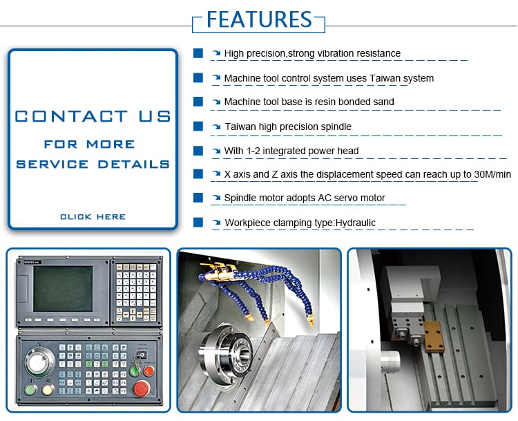 DAS 4 Axis Type Auto Metal Turning Center Cnc Lathe details