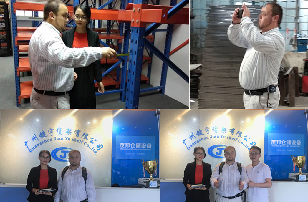 Welcome A.K to visit our factory