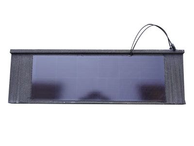 What is the correct construction method for solar tiles on roof?