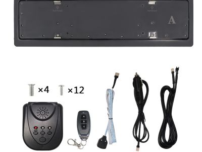 Hidden License Plate Flipper Discreet Options for Show Cars
