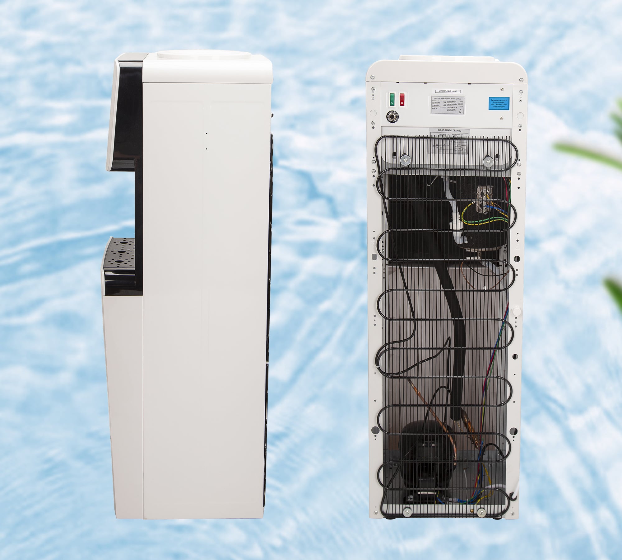 5 Gallon Bottle hot and cold freestanding water dispenser supplier