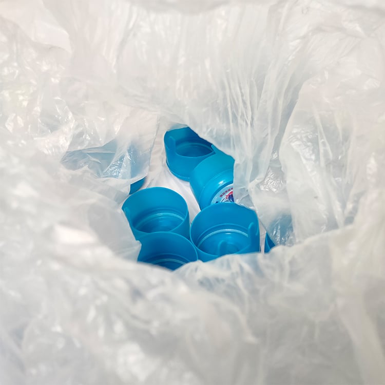 Water Jug Cap Bottle Water Dispenser Caps Silicone 3 and 5 Gallon Reusable Replacement Non Spill Bottle 55mm PE Plastic Popular details