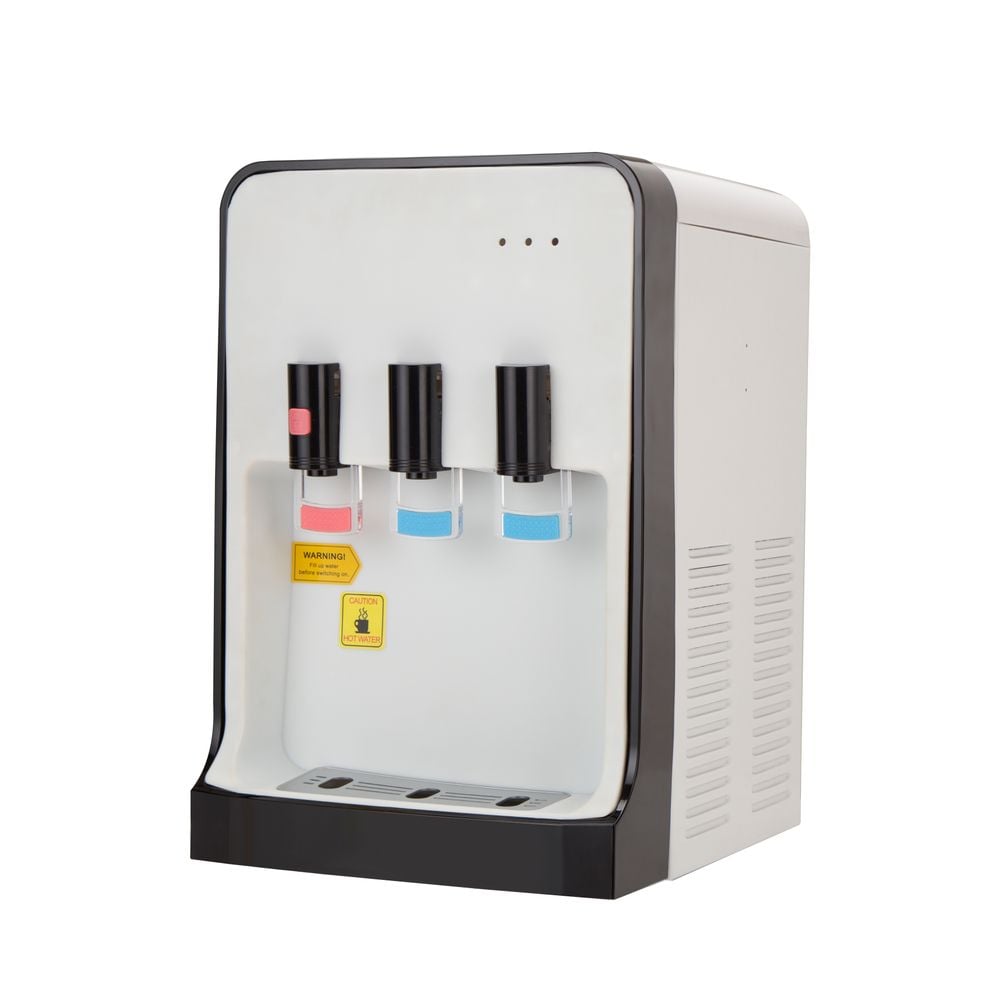 Hot Cold And Warm Water Dispenser Three Taps Mini Desktop manufacture