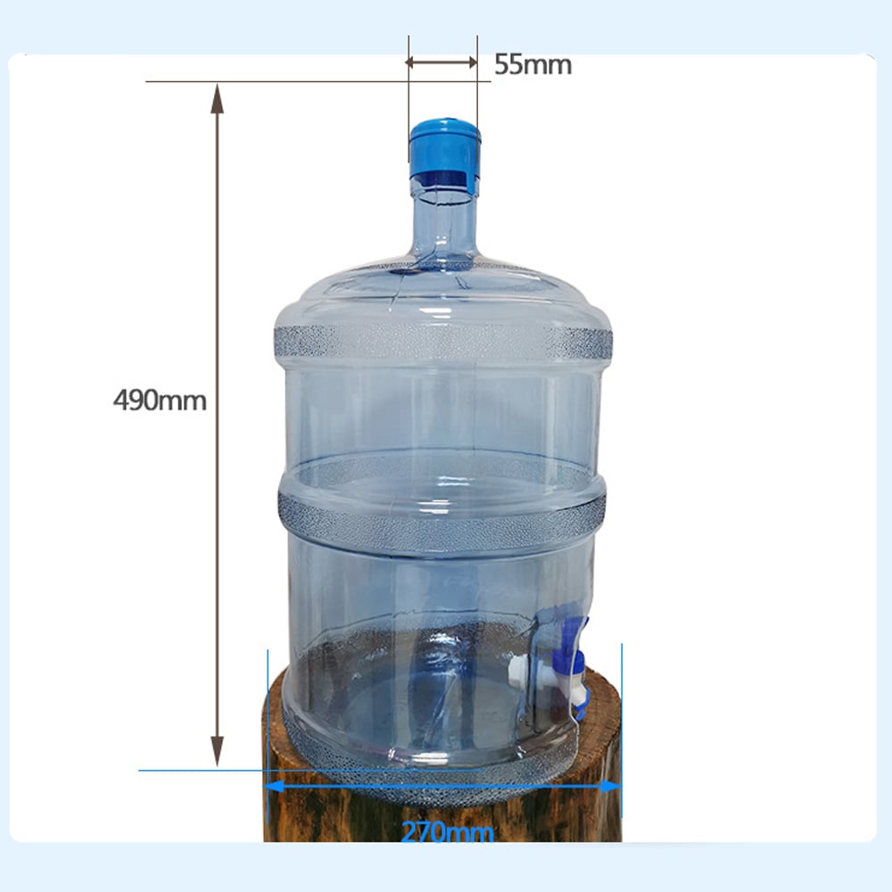 Wholesales Plastic Pails Drums Food Grade Outdoor Drinking Household Faucet Water Dispenser Mineral Water Bucket factory
