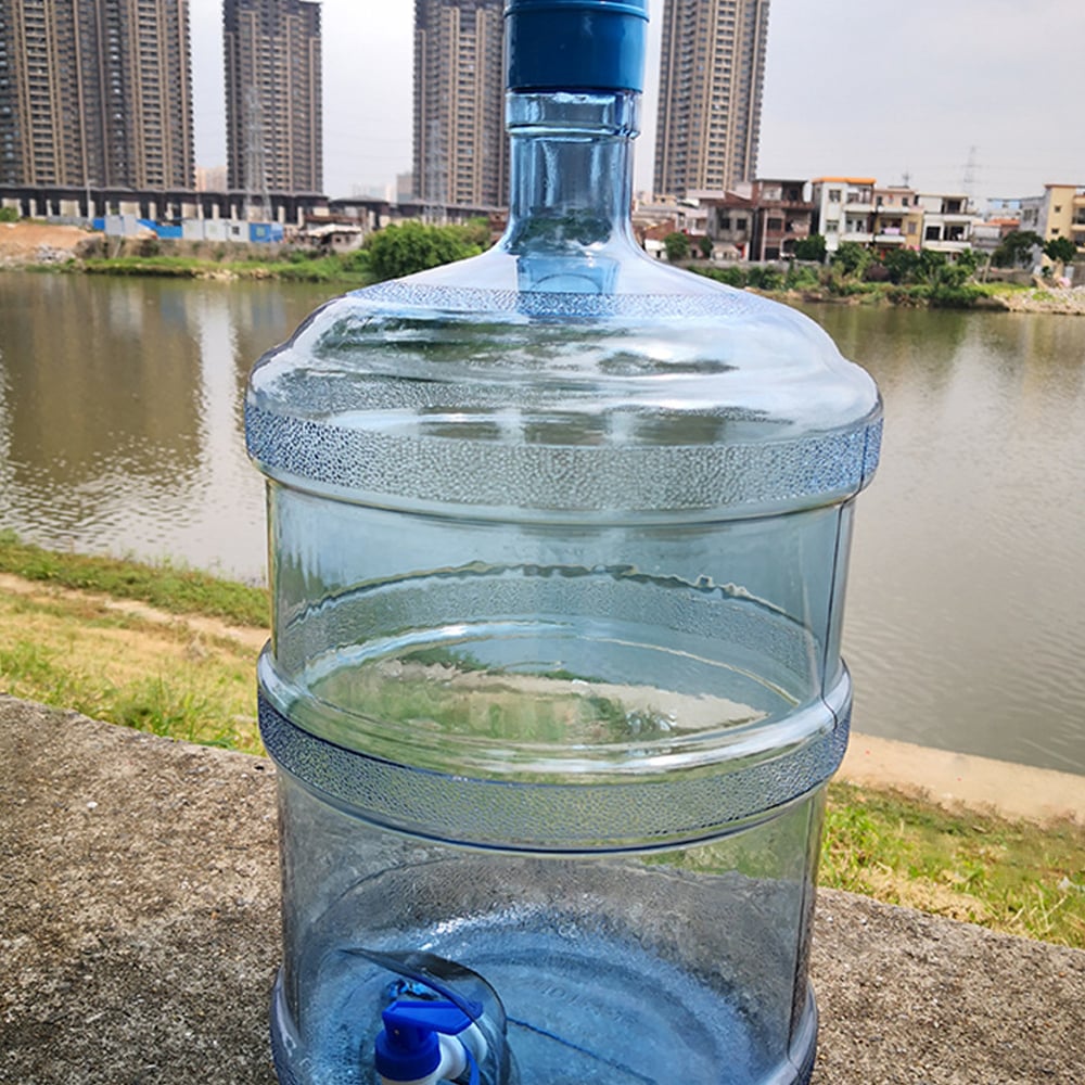 Wholesales Plastic Pails Drums Food Grade Outdoor Drinking Household Faucet Water Dispenser Mineral Water Bucket factory