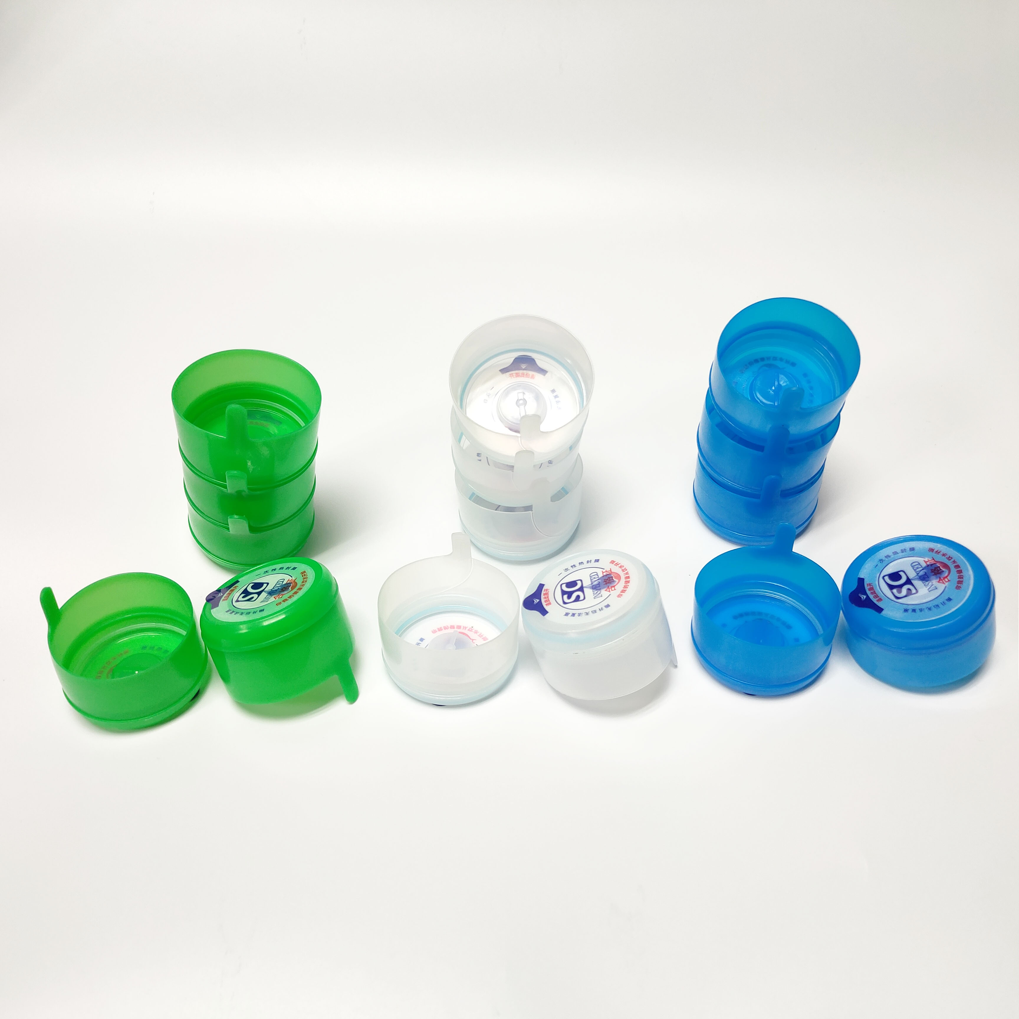 Water Jug Cap Bottle Water Dispenser Caps Silicone 3 and 5 Gallon Reusable Replacement Non Spill Bottle 55mm PE Plastic Popular details